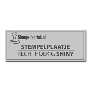 stempelplaatje RECHTHOEKIG