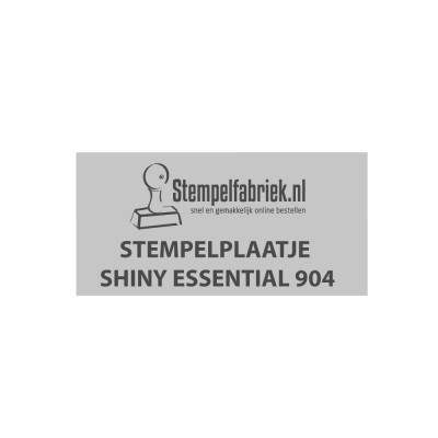 Tekstplaatje Shiny Essential 904