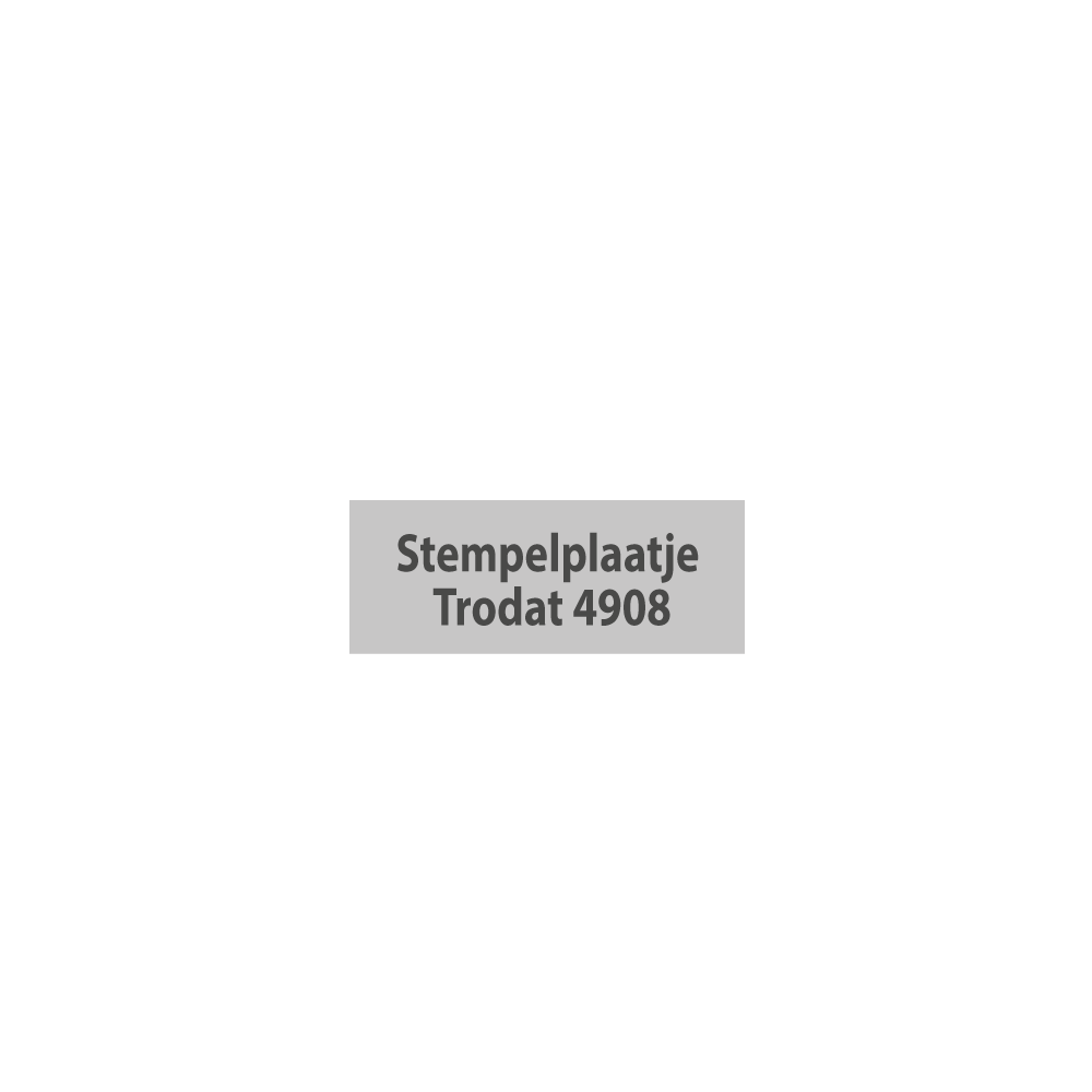 Stempelplaatje Trodat Printy 4908 