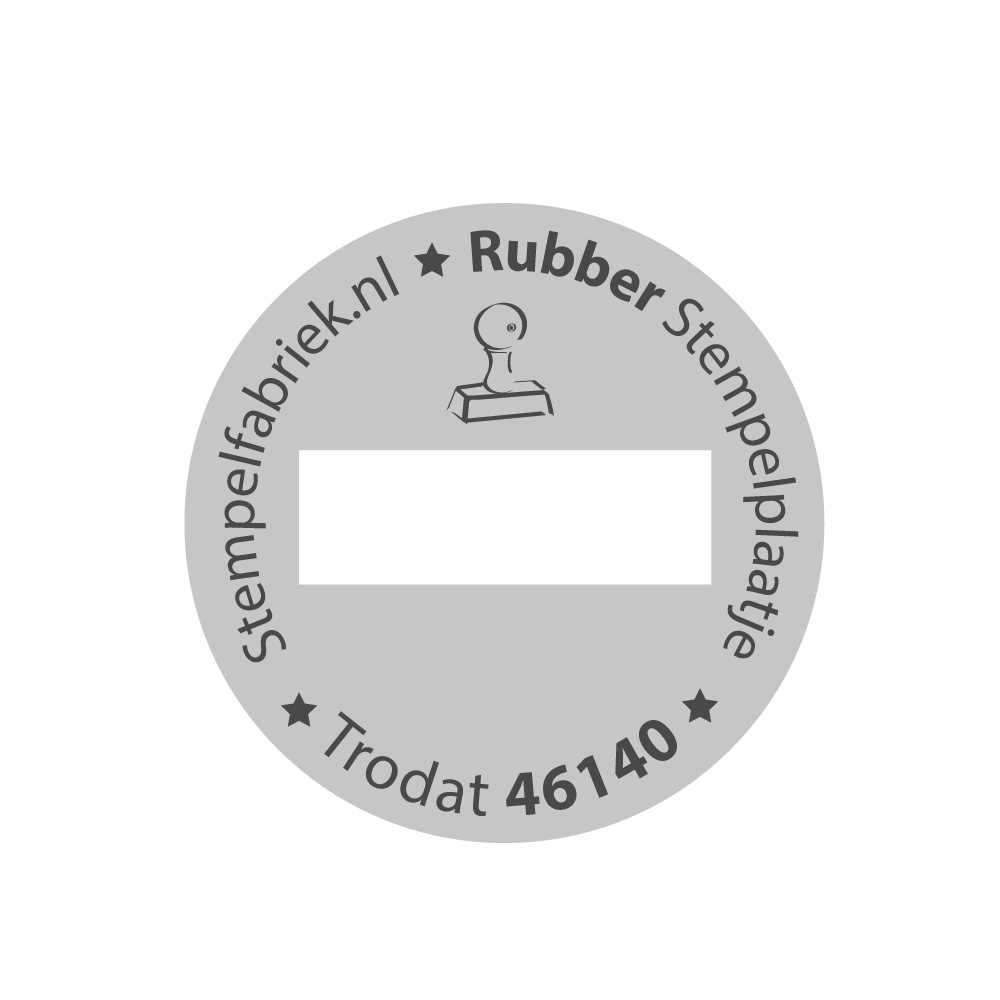 Stempelplaatje Trodat Printy 46140