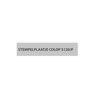 Stempelplaatje Colop S120/p