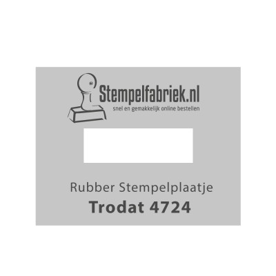 Stempelplaat Trodat Printy 4724