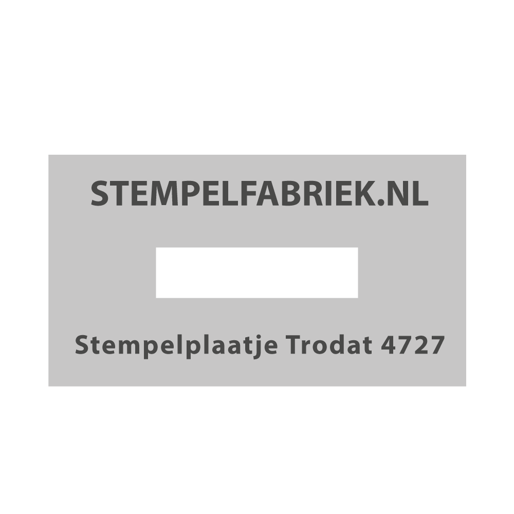 Stempelplaat Trodat Printy 4727 datum