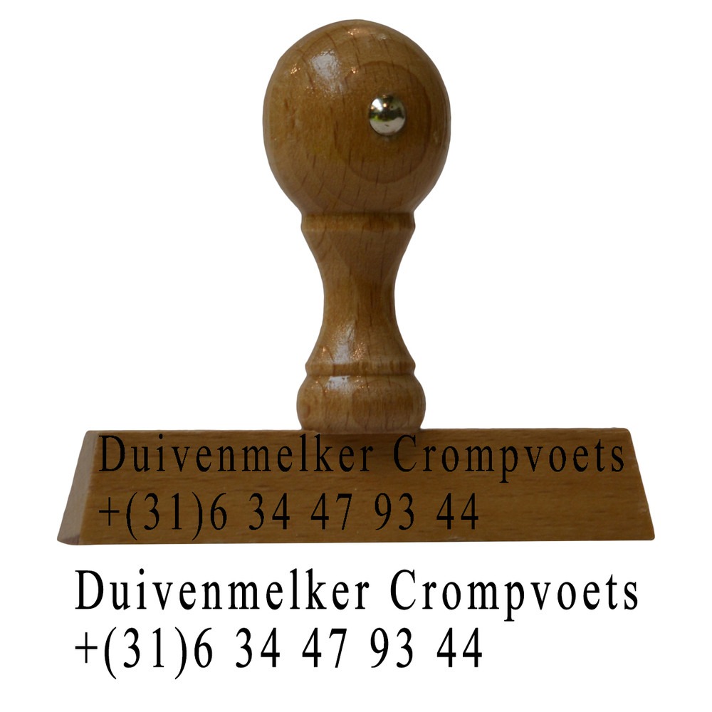 Speciale duiven stempel