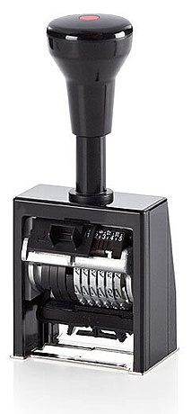 Reiner numeroteur B8K met 8 raderen - Stempelfabriek.nl