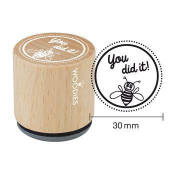 School stempel Houten handstempel "Woodies" | You did it 