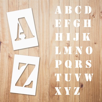 150 mm sjablonen Stencil A - Z
