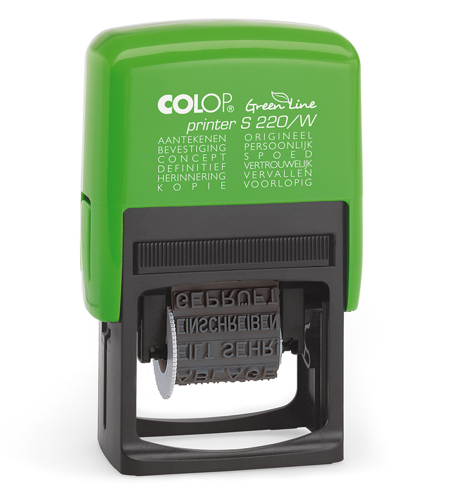 Colop Printer S 220W GREEN LINE Woordstempel