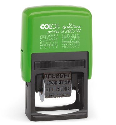Colop Printer S 220W GREEN LINE Woordstempel